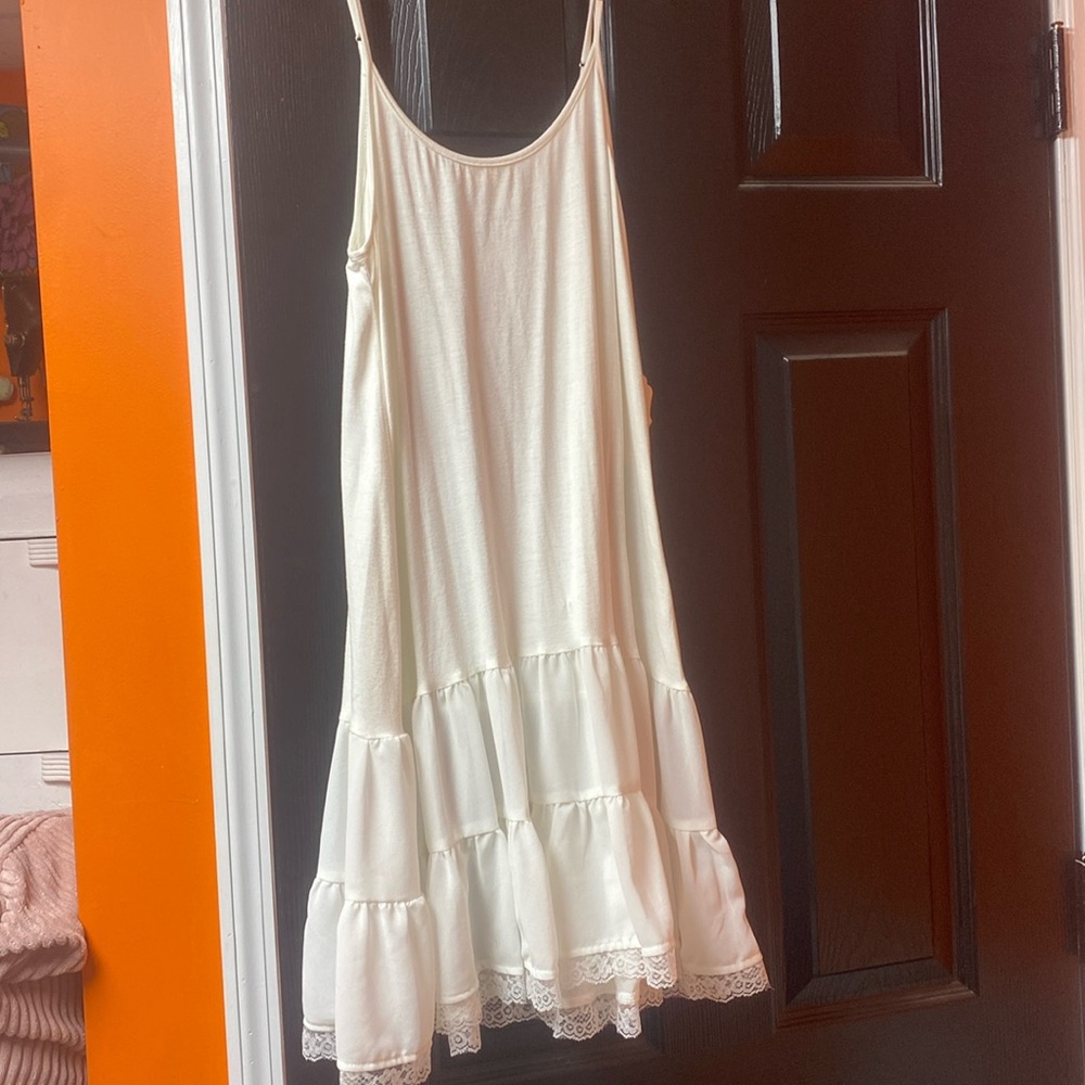 Altard state white slip dress